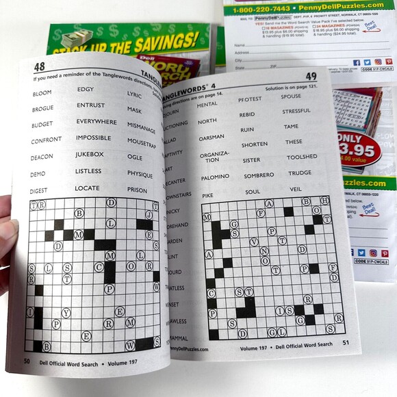 Dell Word Search Lot of 4 - Picture 4 of 9